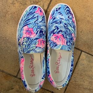 Lilly Pulitzer Julie slip on sneakers size 6.5